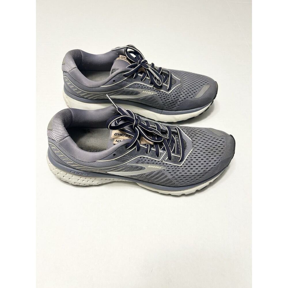 Brooks Women’s Ghost 12 Black Low Top Lace Up Running Shoes Size 9 B